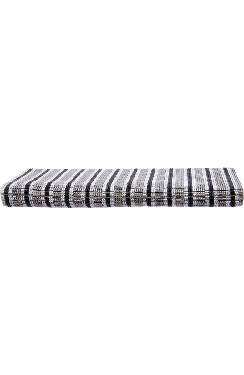 Nina Crystal Stripe Clutch, Alternate, color, Gunmetal Multi