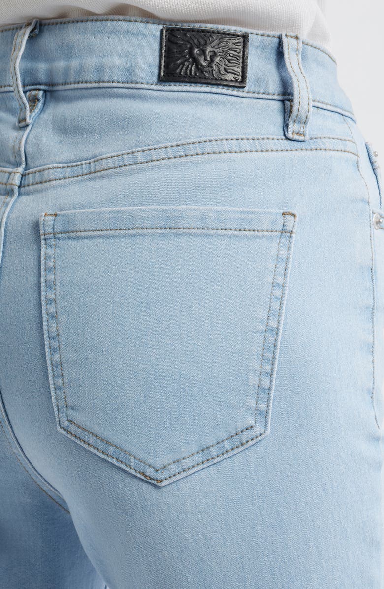 Anne Klein Leo High Waist Bootcut Jeans, Alternate, color, Huntington Wash