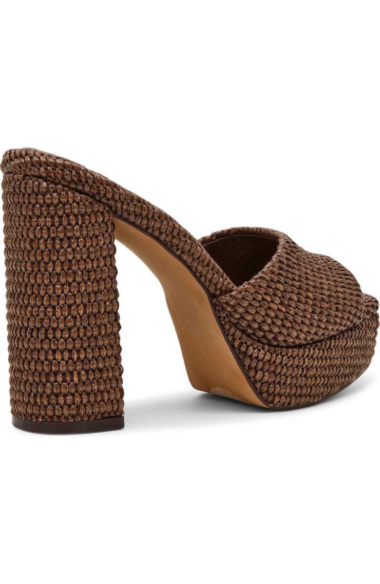 Steve Madden Joel Platform Sandal, Alternate, color, Brown Raffia