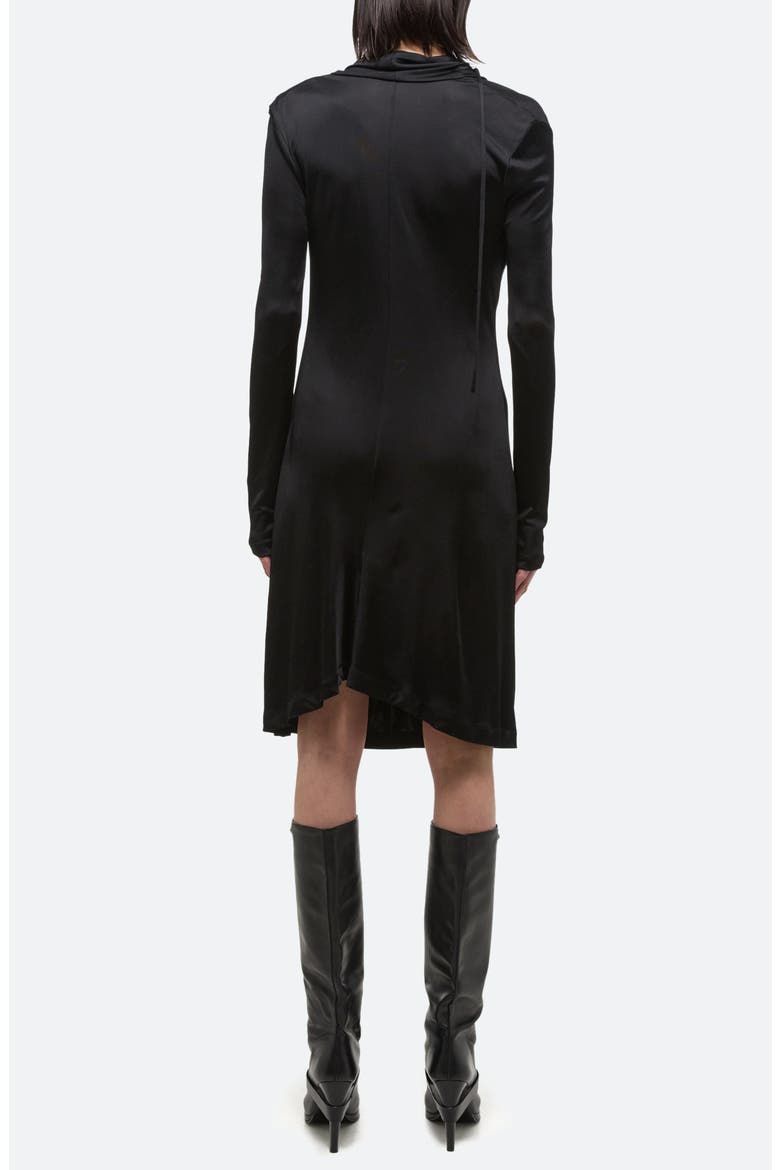 Cowl Neck Long Sleeve Dress, Alternate, color, BLK