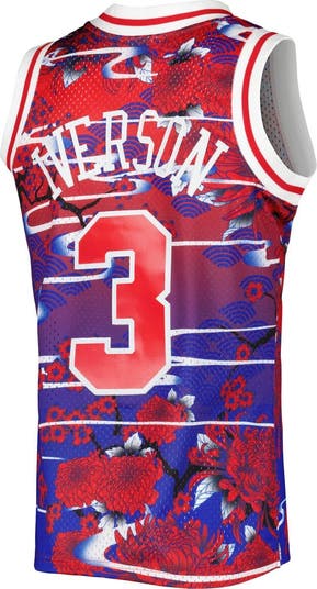 Allen Iverson Philadelphia 76ers Mitchell fashion & Ness Hardwood Classics 1996-97 Lunar