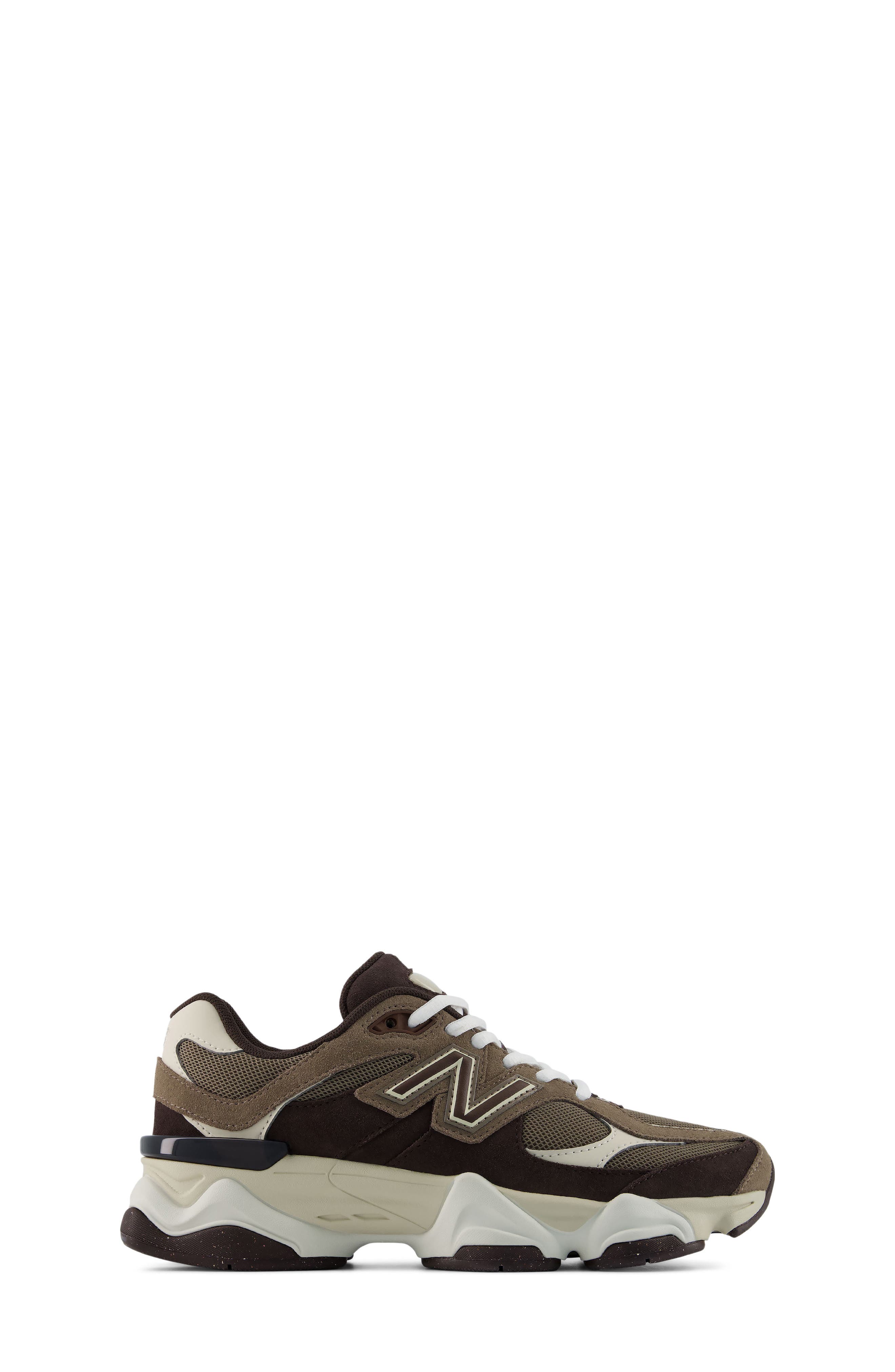 Kids' 9060 Sneaker, Alternate, color, THUNDER BROWN/ BLACK COFFEE