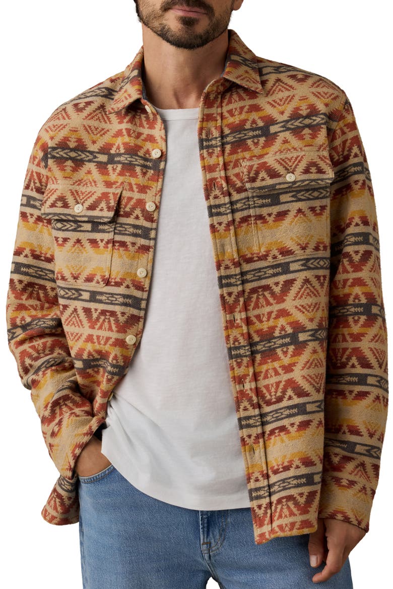 Lehi Canyon Cotton & Wool Overshirt, Main, color, UZUMATE