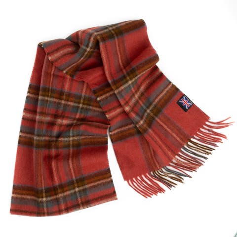 Merino Lambswool Tartan Scarf