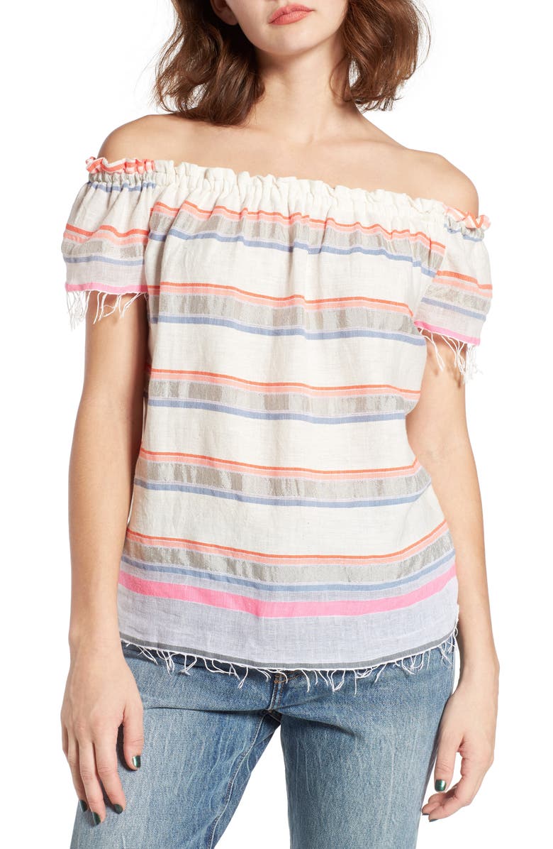 lemlem Hayat Off the Shoulder Top, Main, color,