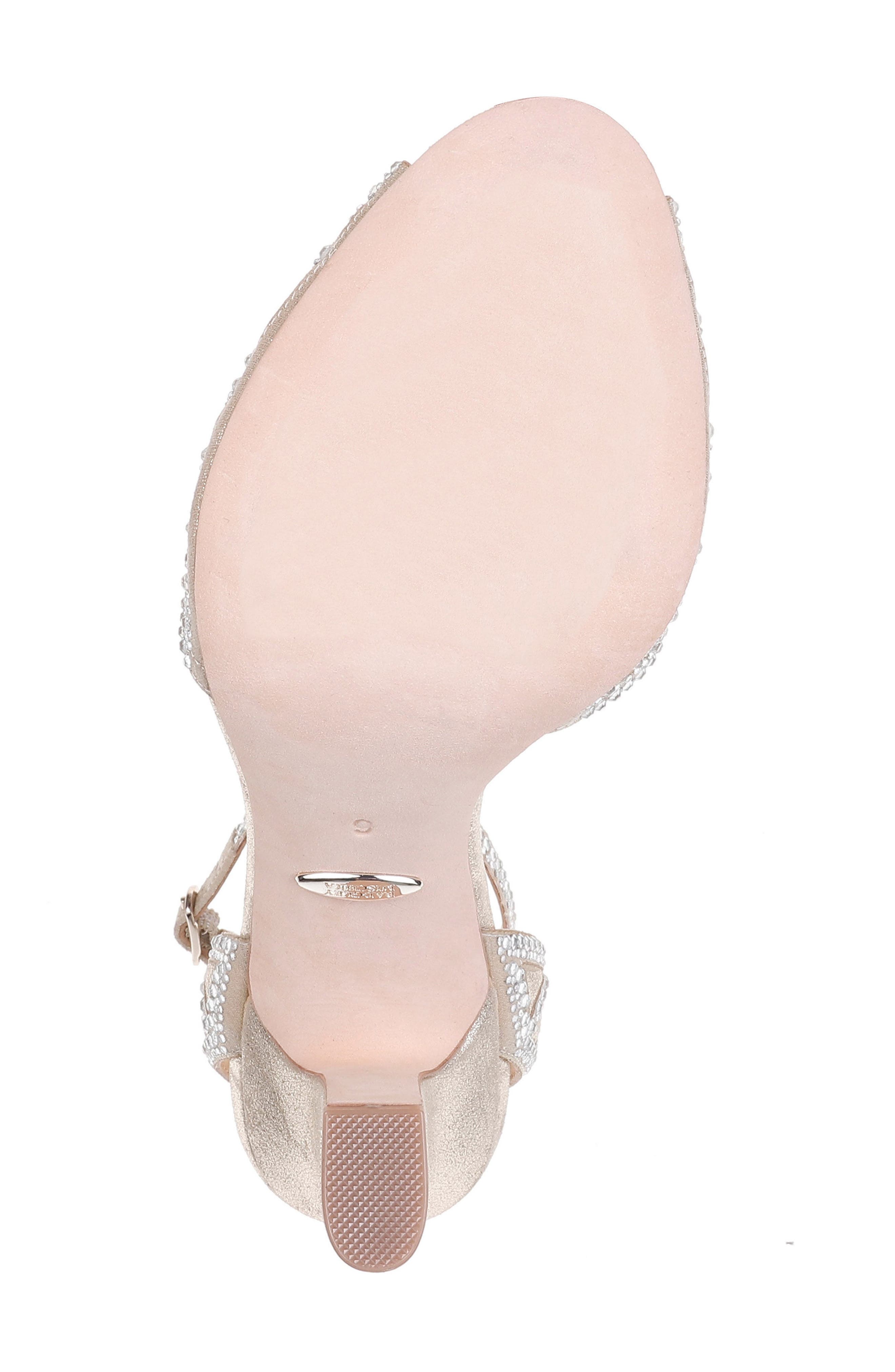 Badgley Mischka Collection Badgley Mischka Hart Crystal Embellished Sandal, Alternate, color, 