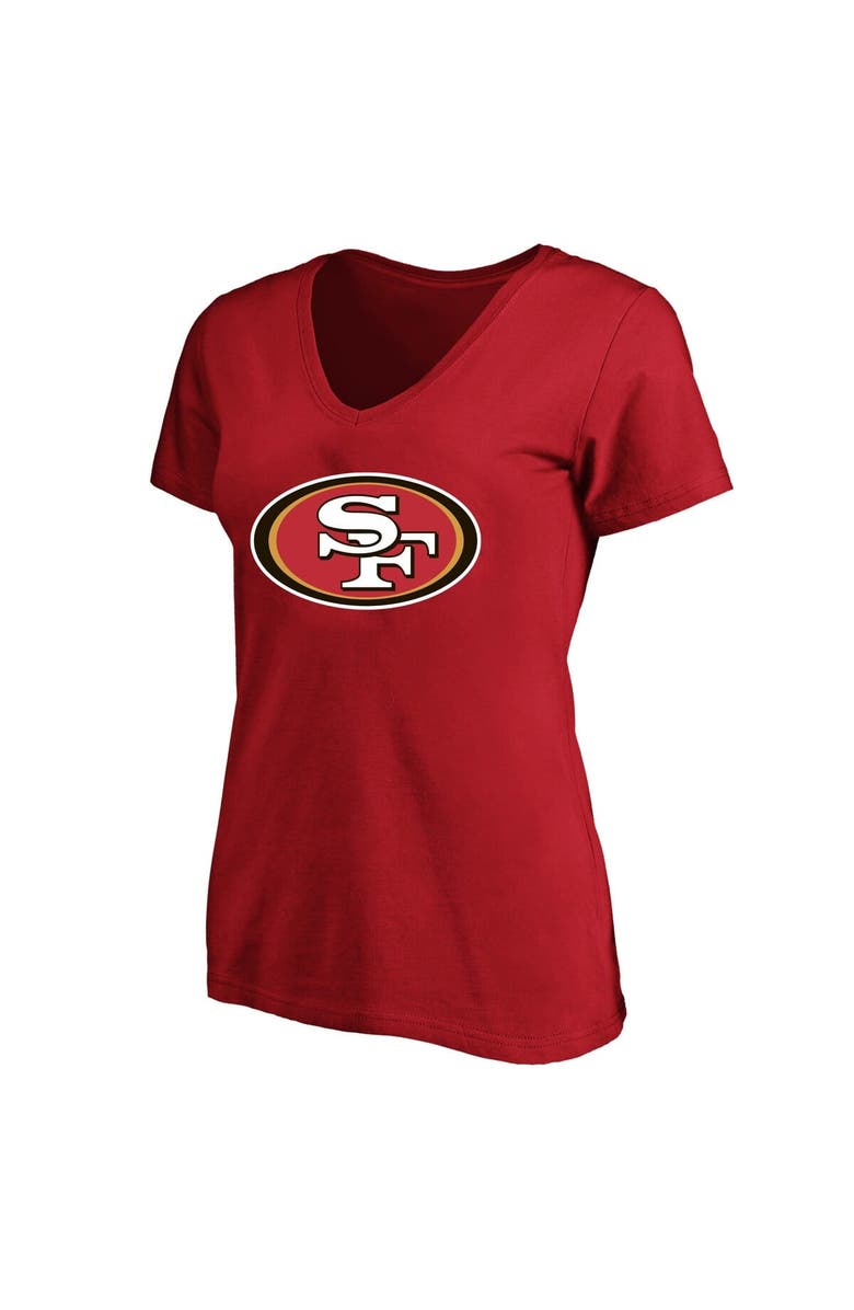 FANATICS Women's Brock Purdy Scarlet San Francisco 49ers Plus Size Fair Catch Name & Number Scoop Neck T-Shirt, Alternate, color, Scarlet