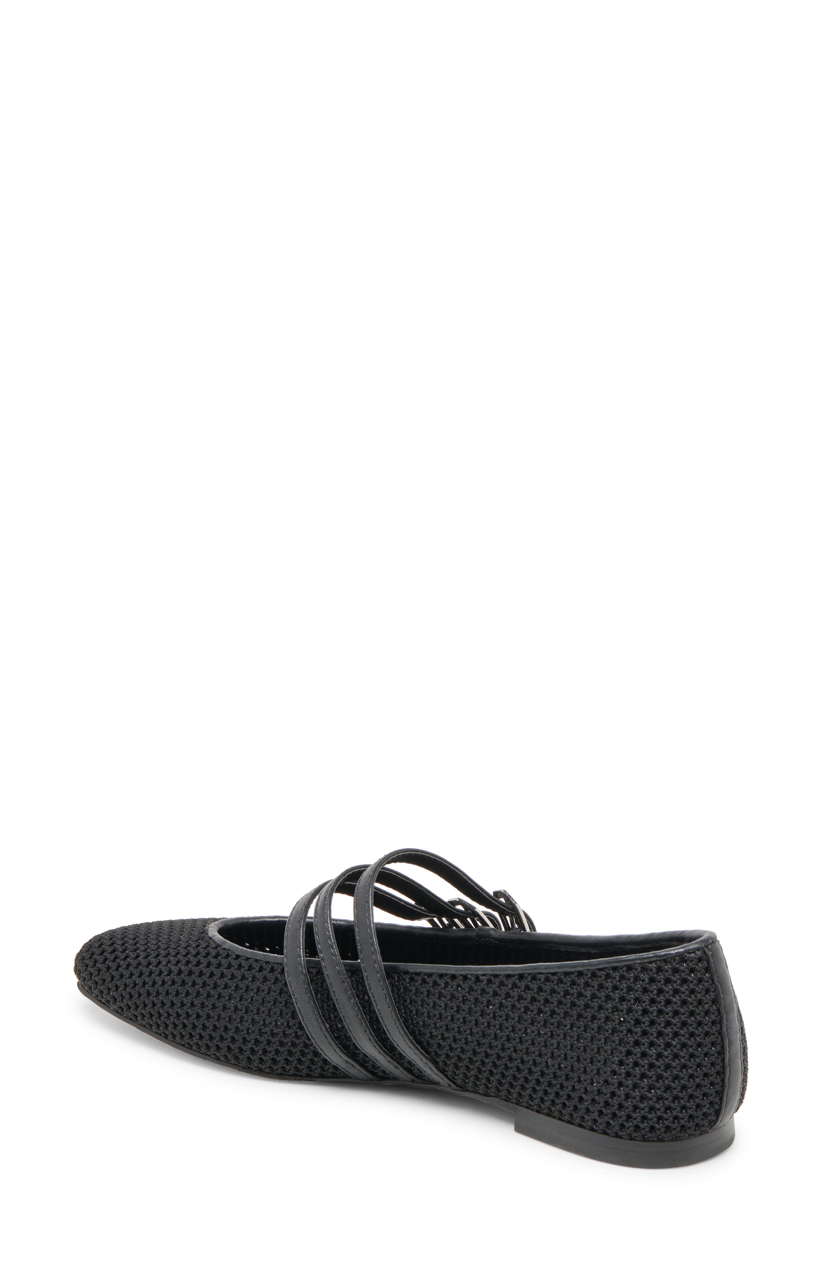 Dolce Vita Alisen Mesh Mary Jane Flat, Alternate, color, Onyx Woven Knit