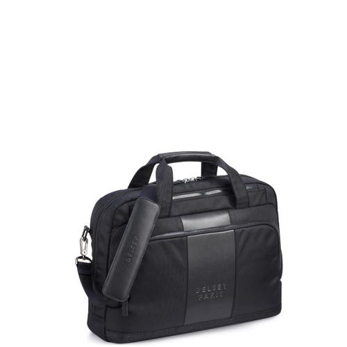 Delsey Paris Wagram Briefcase With Laptop Sleeve In Black