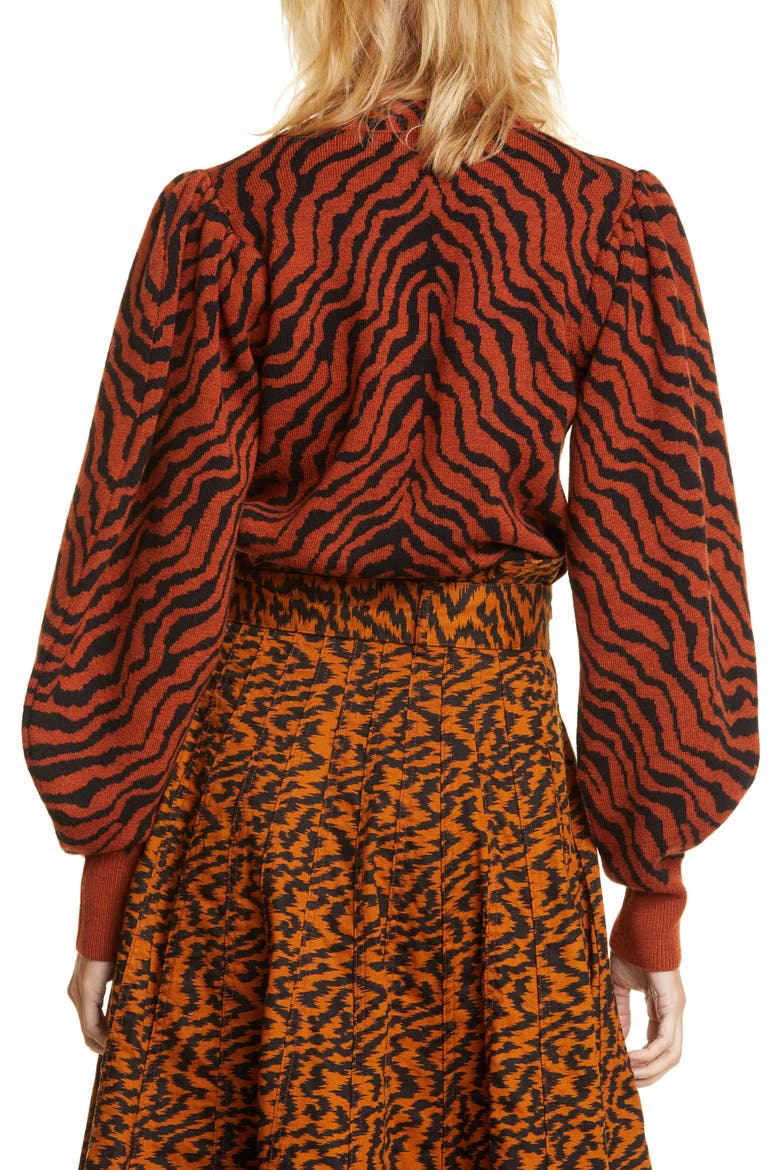 Massey Merino Wool Sweater, Alternate, color, RUST