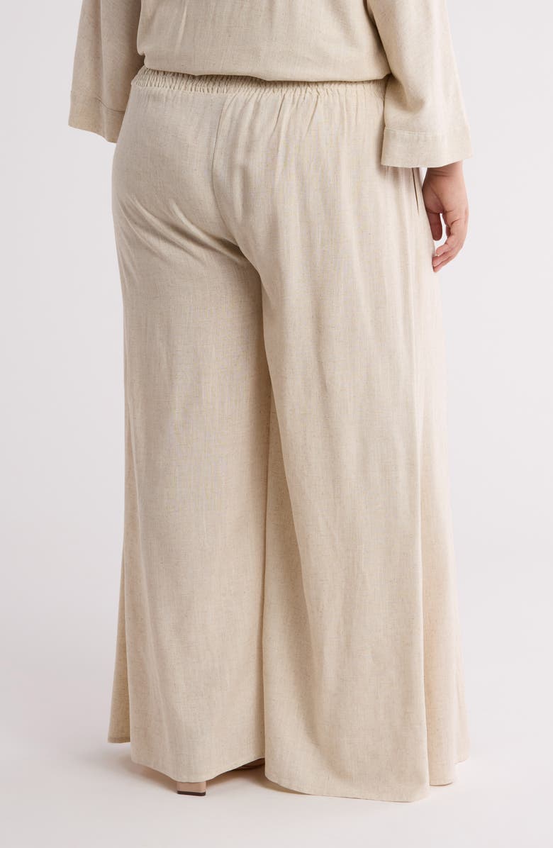 BY DESIGN Naomi Wide Leg Pants, Alternate, color, Flax