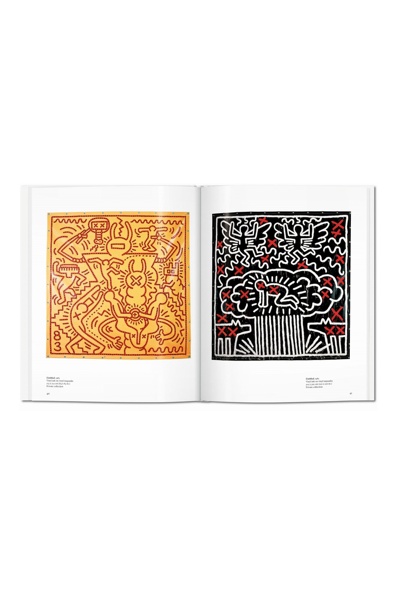 Haring Book, Alternate, color, White