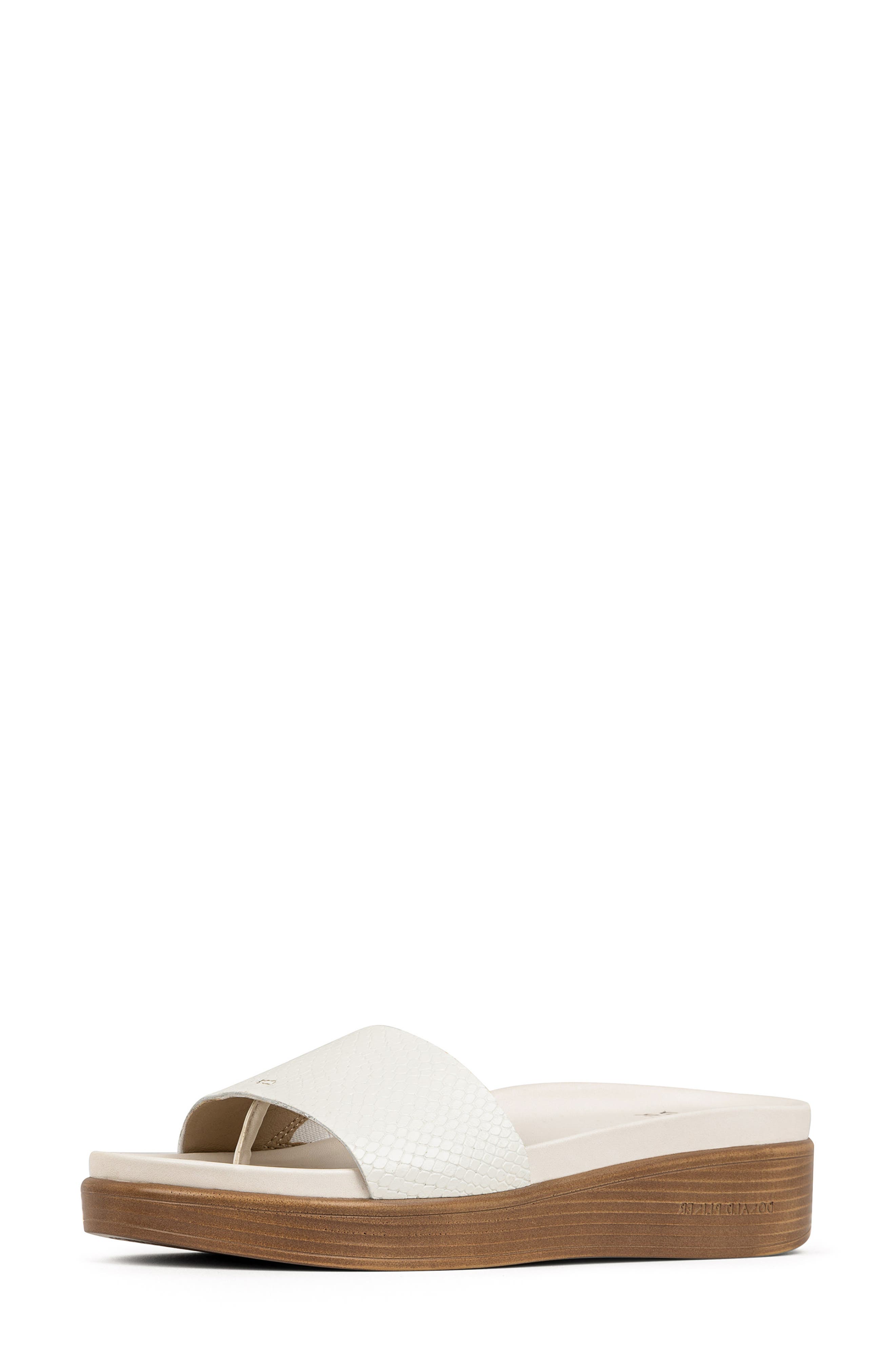 Fiji Platform Sandal, Alternate, color, BONE