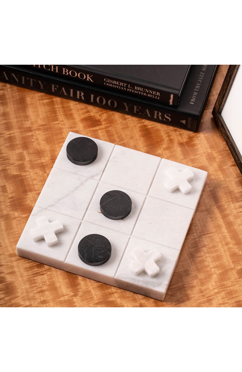 Bey-Berk Marble Tic Tac Toe Set, Alternate, color, Multi Color