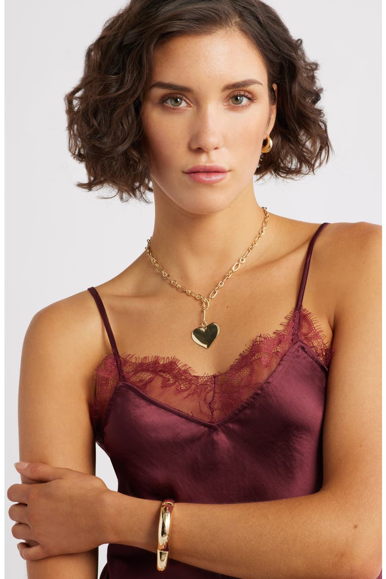 Heart Y-Necklace, Alternate, color, GOLD