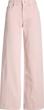 Helmut Lang Wide Leg Organic Cotton Jeans