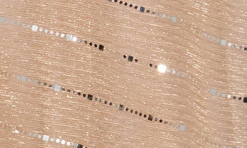 Area Stars Lurex Topper In Gold