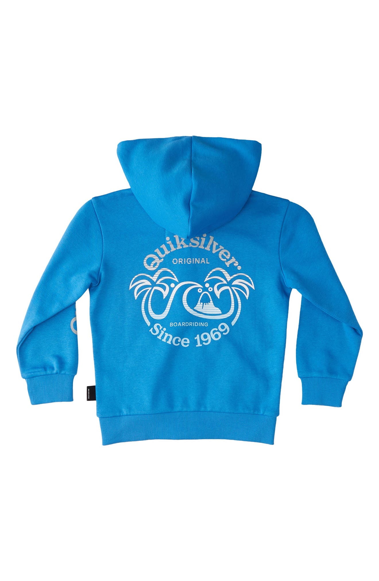 Quiksilver Kids' Double Palms Logo Zip Hoodie | Nordstrom