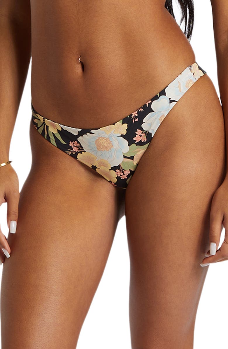 Billabong Cove Reversible Tanga Bikini Bottoms, Main, color, 