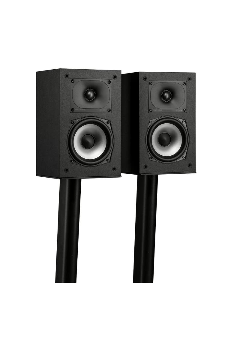 Monitor XT15 Compact High-Resolution Bookshelf Speakers - Pair, Alternate, color, Black