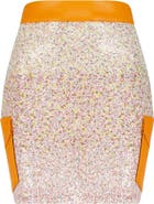 ÚCHÈ Sequin Tom Boy Skirt