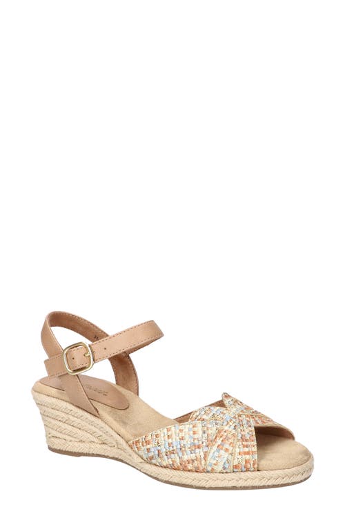 EASY STREET EASY STREET MIRAMAR ANKLE STRAP WEDGE SANDAL 