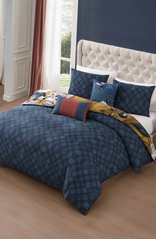 Bebejan Golden Bounty 5-piece Reversible Comforter Set In Gold