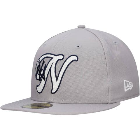 Men's New Era Gray New York Yankees  Duo Logo 2.0 59FIFTY Fitted Hat