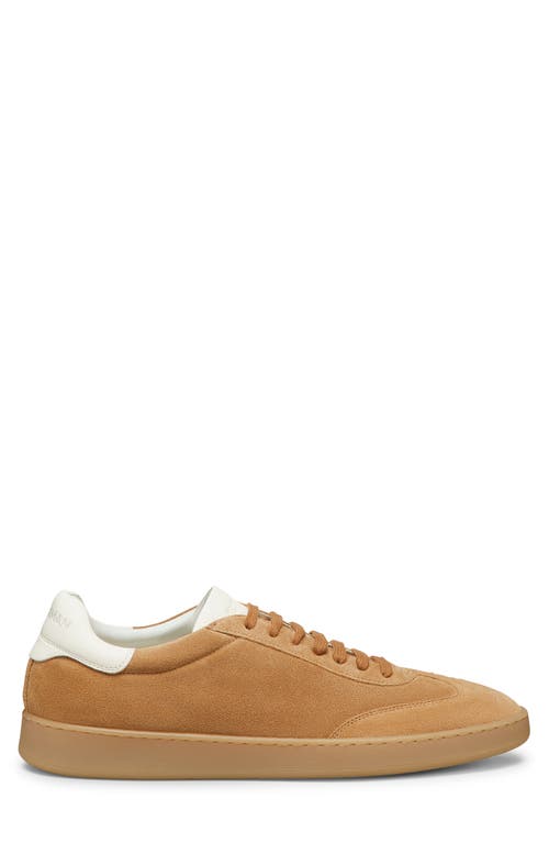 Stuart Weitzman Banner Sneaker In Biscotto/white Bianco