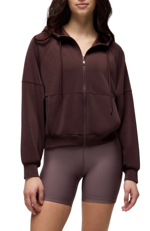Prana Shea Full Zip Hoodie In Mocha