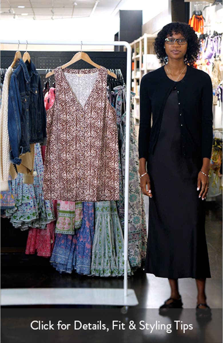 Alston Linen Button-Up Minidress, sales video thumbnail