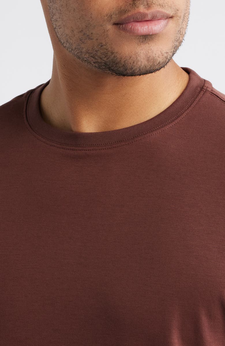 Robert Barakett Georgia Pima Cotton T-Shirt, Alternate, color, Rusty Brown