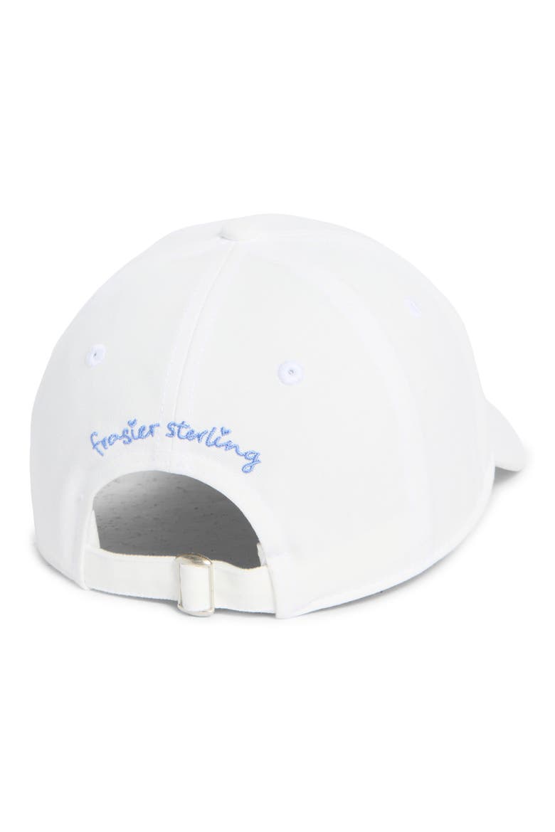 Catch Of the Day Canvas Adjustable Baseball Cap, Alternate, color, WHITE
