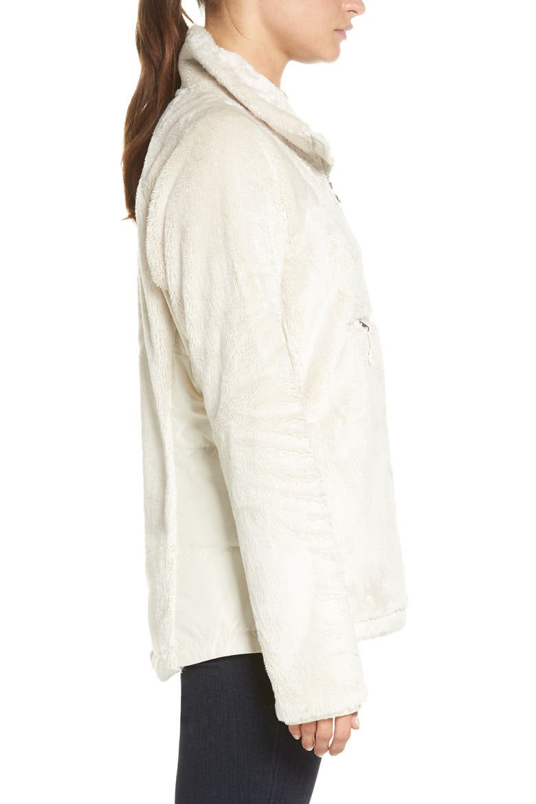 Osito Sport Hybrid Pullover Jacket, Alternate, color, VINTAGE WHITE