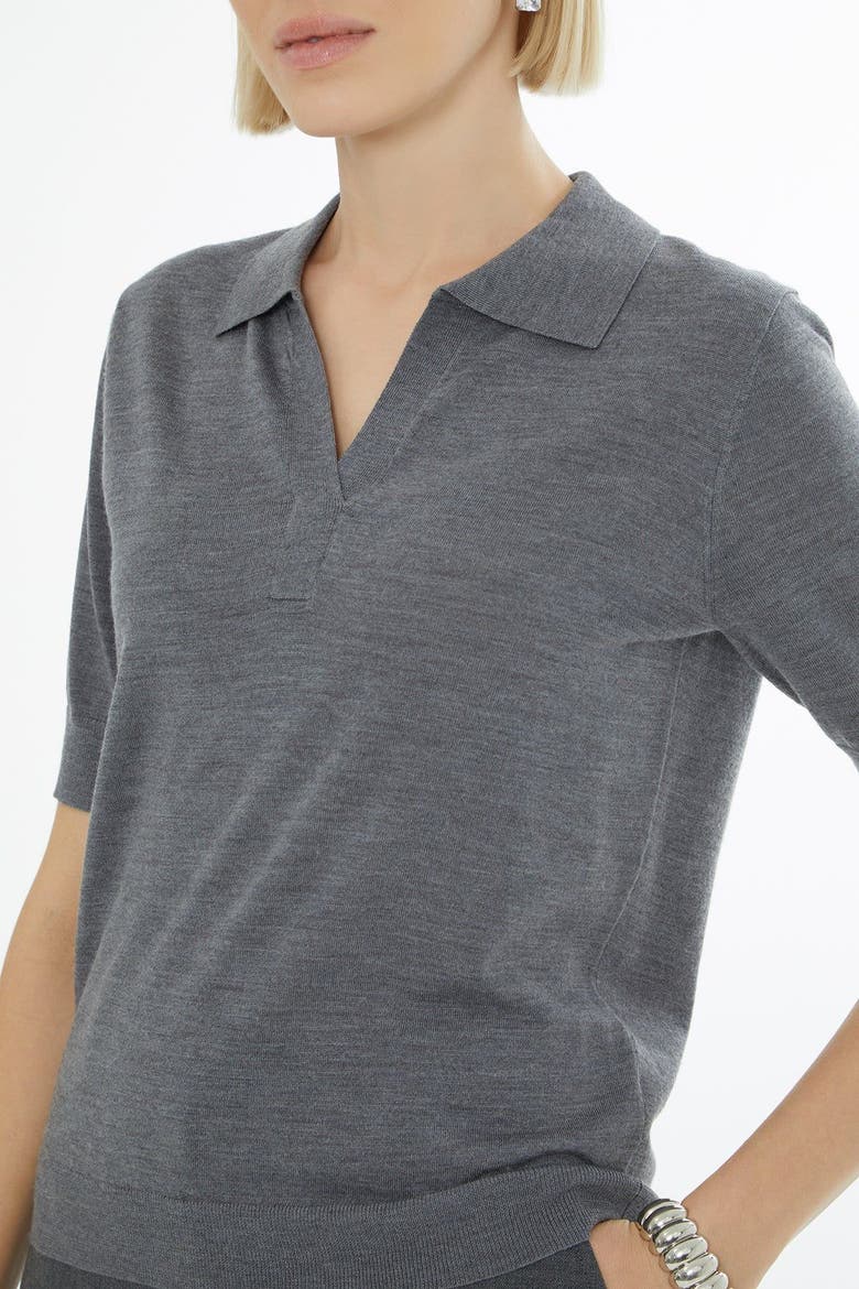 Off-Shoulder Knit Sweater, Alternate, color, Grey