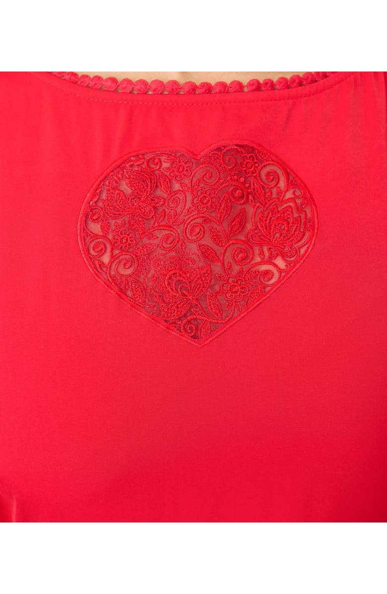 Unique Vintage 1930s Swing Dress, Alternate, color, Red Solid