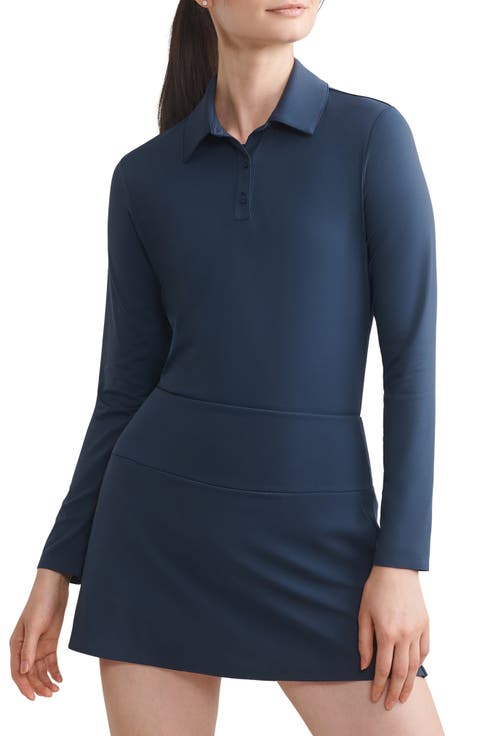 Course To Court Long Sleeve Polo