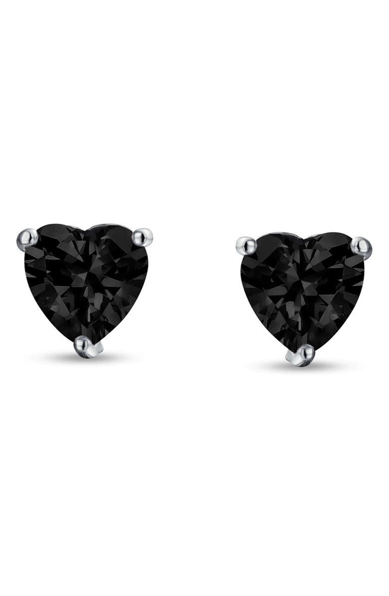 BLING JEWELRY CZ Heart Stud Earrings, Main, color,