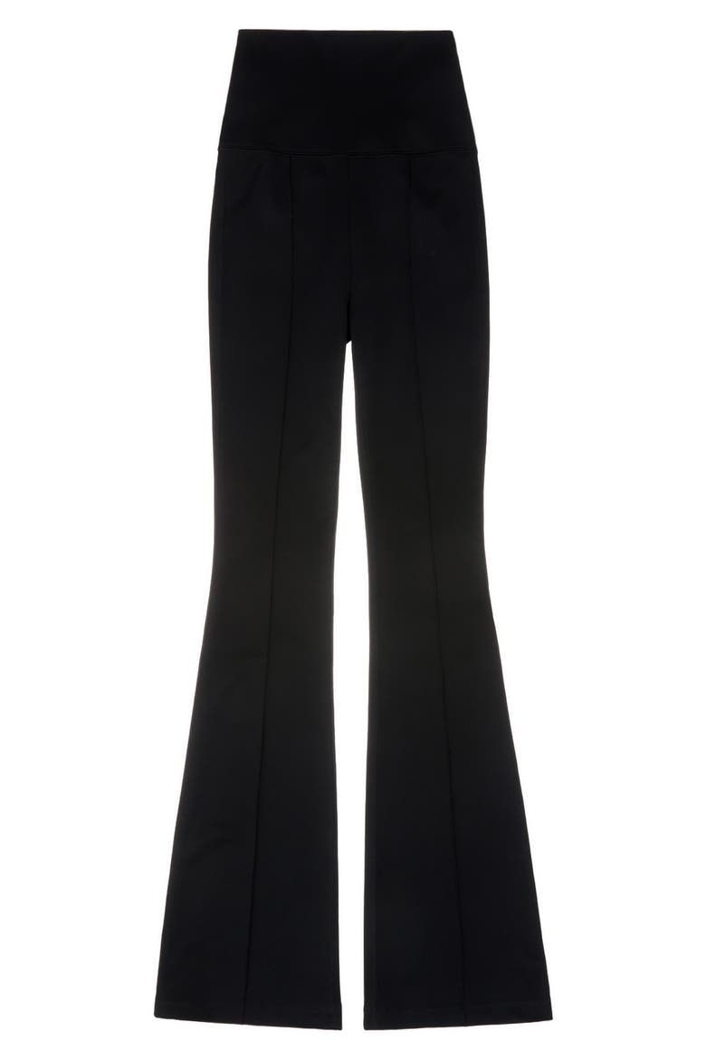 High Waist Flare Leggings, Alternate, color, BLACK