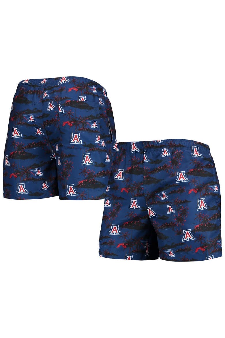 Men's FOCO Navy Arizona Wildcats Island Palm Swim Trunks, Main, color, Navy