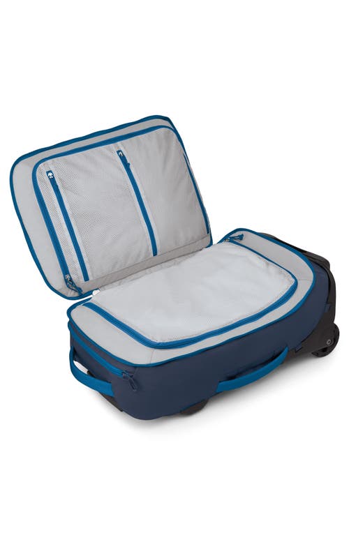 Osprey Transporter 38-liter Wheeled Carry-on Luggage In Blue Flame/nocturnal Blue