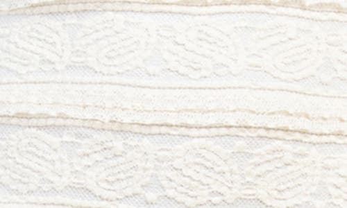 Beivy Lace Long Sleeve Minidress In White