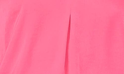 Shop Vince Camuto Pleat Front Satin Shirt In Pink Bliss