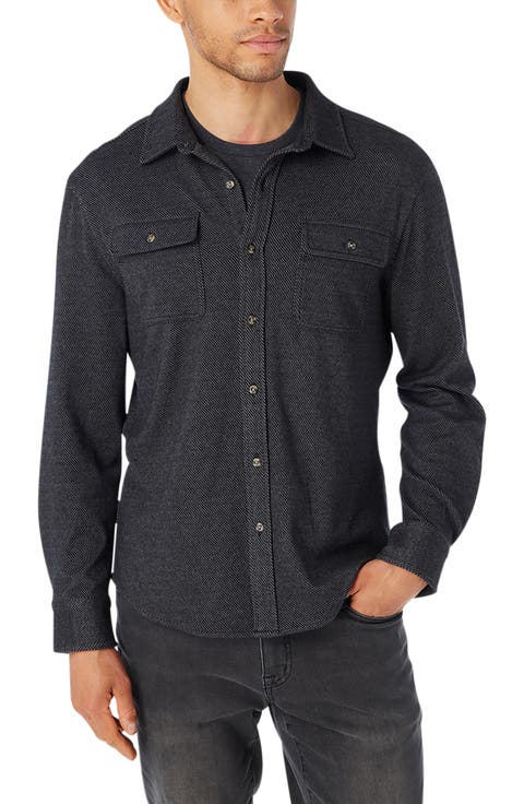 Dunewood Stretch Flannel Button-Up Shirt