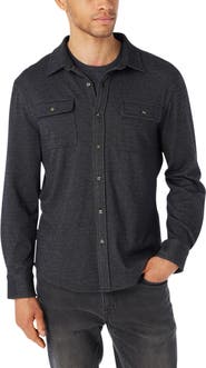 Fair Harbor Dunewood Stretch Flannel Button-Up Shirt