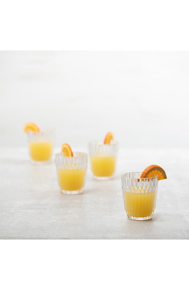 Fortessa Archie Set of 6 Clear Double Old Fashioned Glasses, Alternate, color, Clear