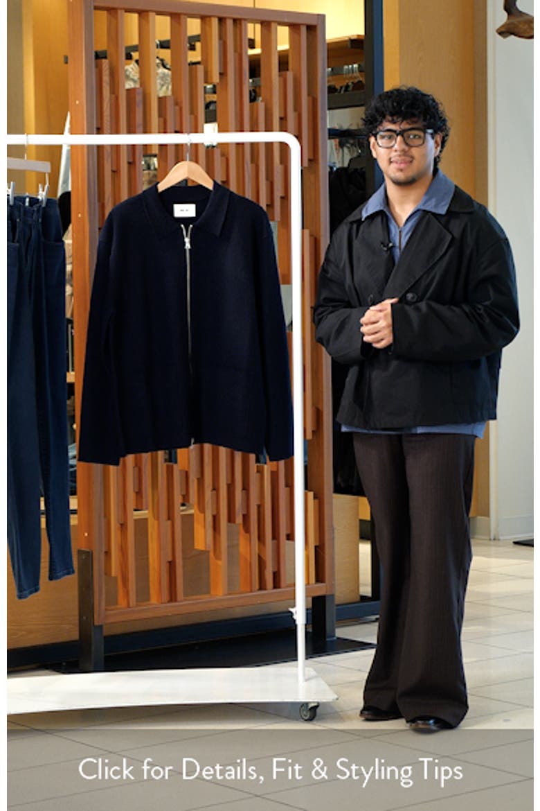 Jonas 6398 Boiled Merino Wool Zip Cardigan video