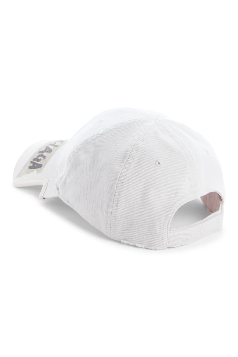 Masking Tape Logo Baseball Cap, Alternate, color, 9017 DIRTY WHITE