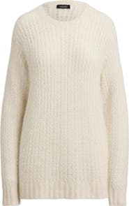 Lauren Ralph Lauren Oversize Open Stitch Sweater
