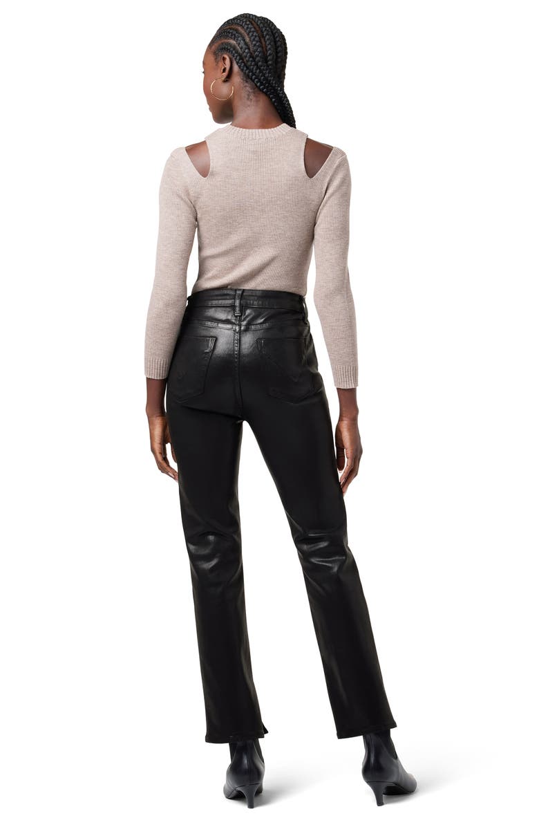 Hudson Jeans Nico Coated Straight Leg Ankle Jeans, Alternate, color, 